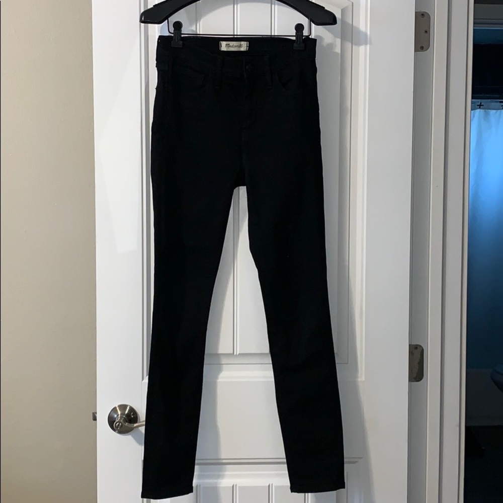 Madewell roadtripper black jeans